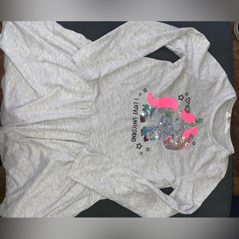 H&M Sequins Unicorn shirt/dress